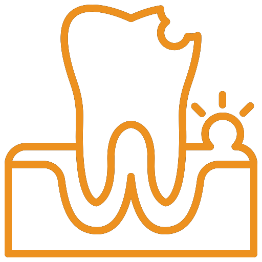 Shining tooth icon Shining tooth icon