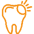 Shining tooth icon